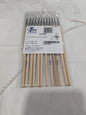 Tanis White Taklon Artist Brush: #4 Industry Size, 1/8" Wide Qty 12 00294