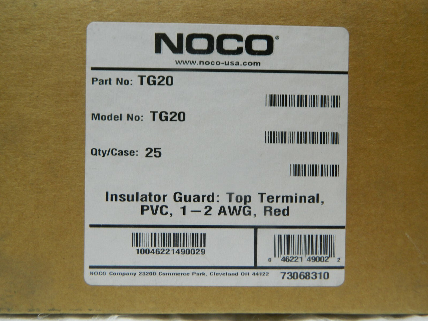 Noco 1 &amp; 2 Gauge Top Automotive Battery Terminal Protector Qty 25