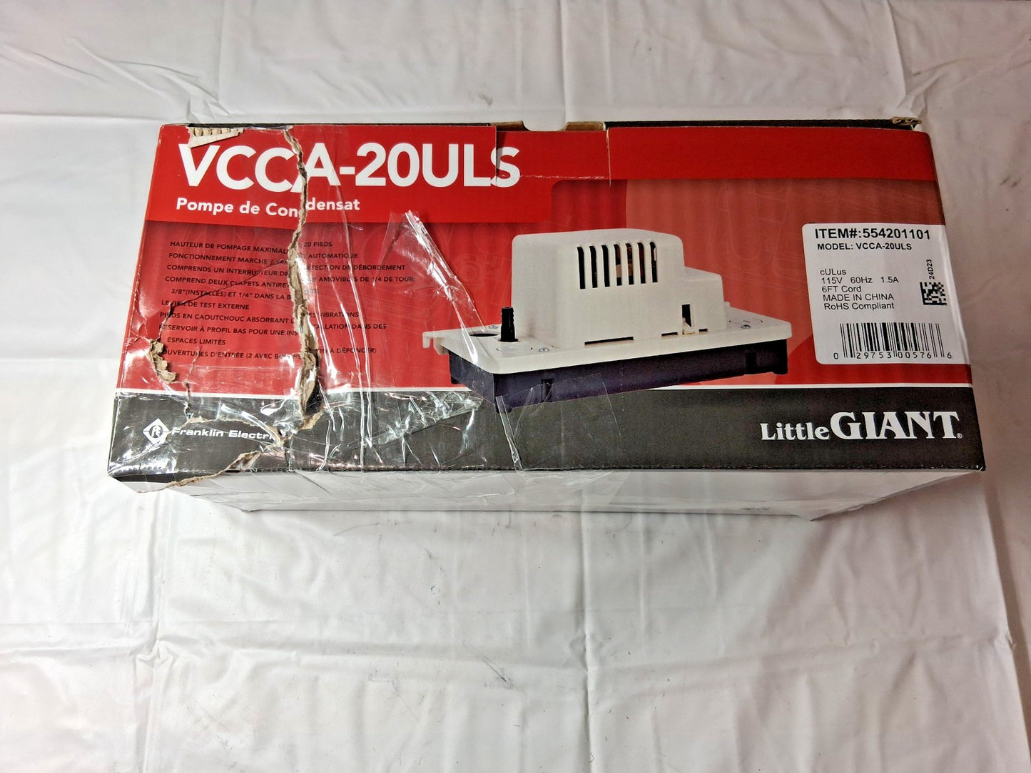 Little Giant Phase Single Pumps Condensate Systems 554201101