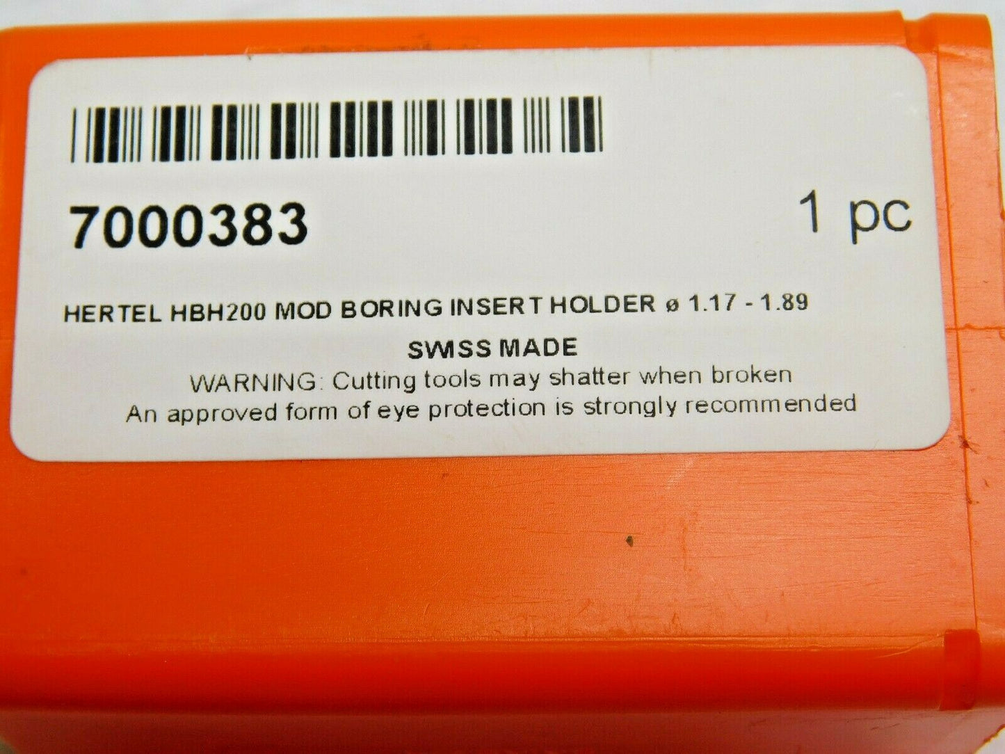 Hertel Modular Boring Cutting Unit Head Series HBH200 87.75mm Min Diam 7000383