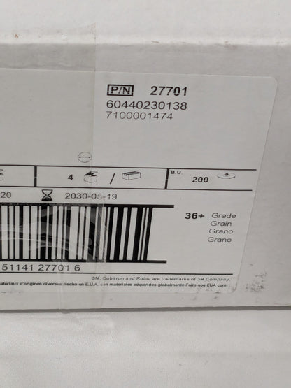 3M Quick-Change Disc: Roloc TR, 2" Dia, 36 Grit Qty 200 7100001474