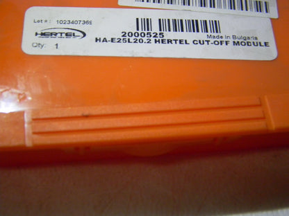 Hertel 2mm LH Cutoff and Grooving Support Blade HA-E25L20.2  2000525