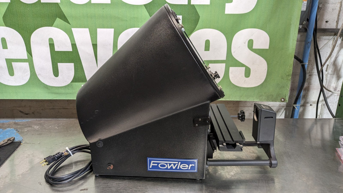 FOWLER Optical Comparator 12 Screen Dia Horizontal 53-900-000 Incomplete