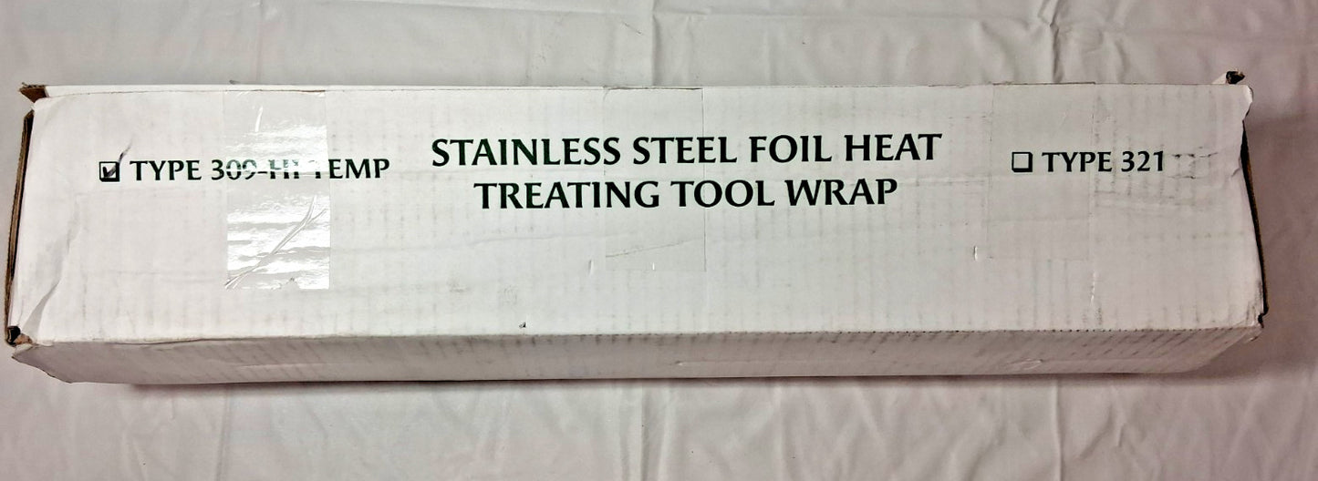 Maudlin Stainless Steel Tool Wrap 20"W 0.0020"Th 12'L SSFW309-20-12