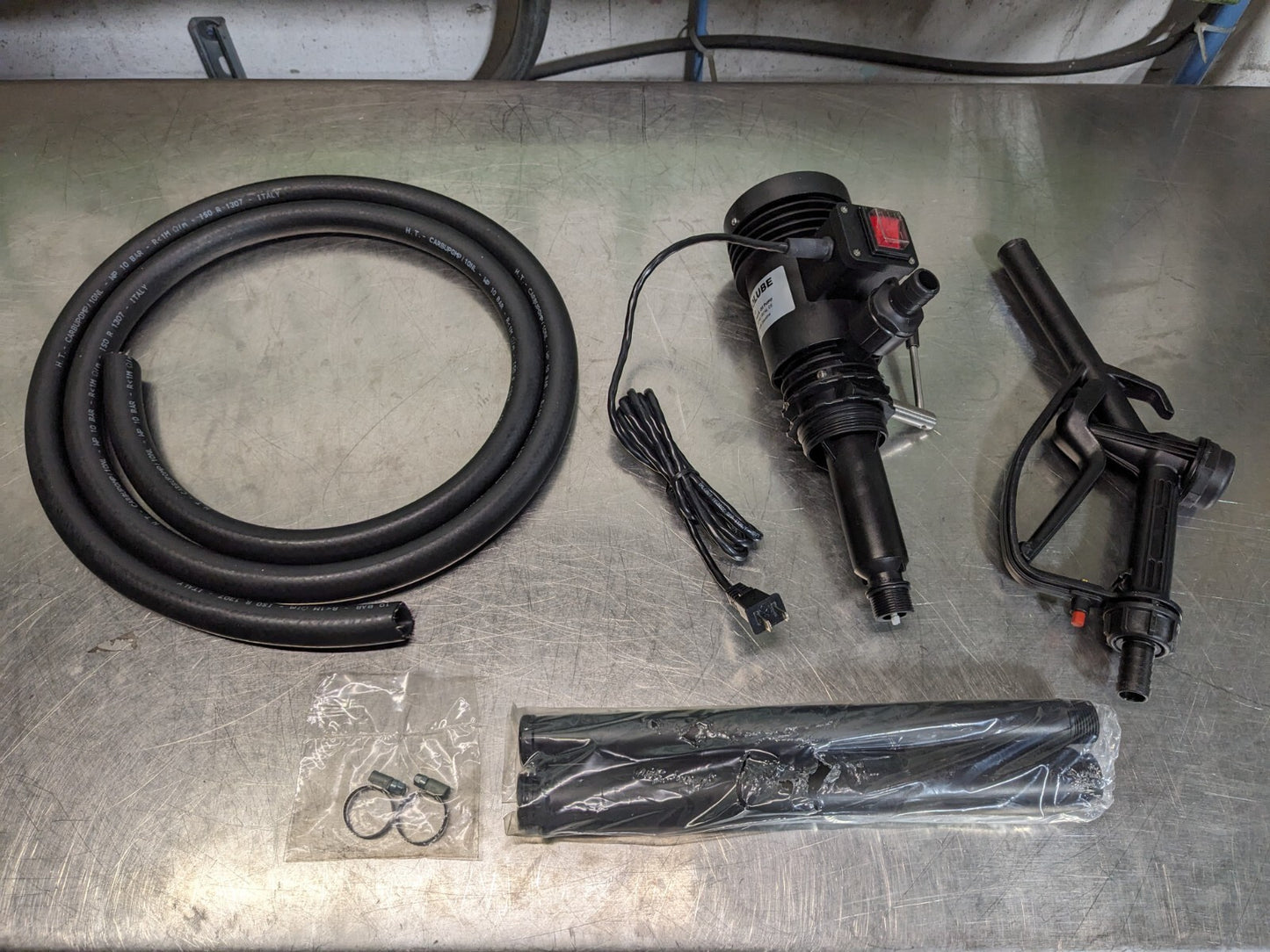 Pro Lube Electric Fuel and Oil Pump Assembly 10.5 Gal/Min 110v EOP-110
