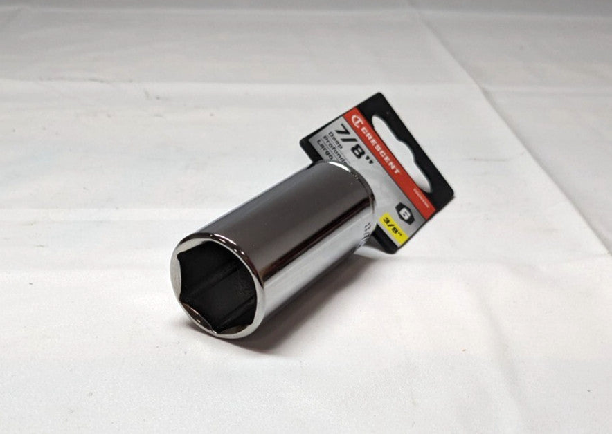 CRESCENT 7/8" Deep Socket 3/8" Drive 6-Point  CCDS33N  *6 PACK*