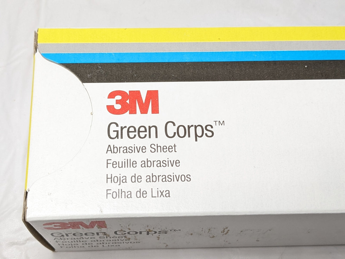 PACK OF 100 3M Green Corps Stikit Abrasive Sheets 80D 2-3/4" x 16-1/2"