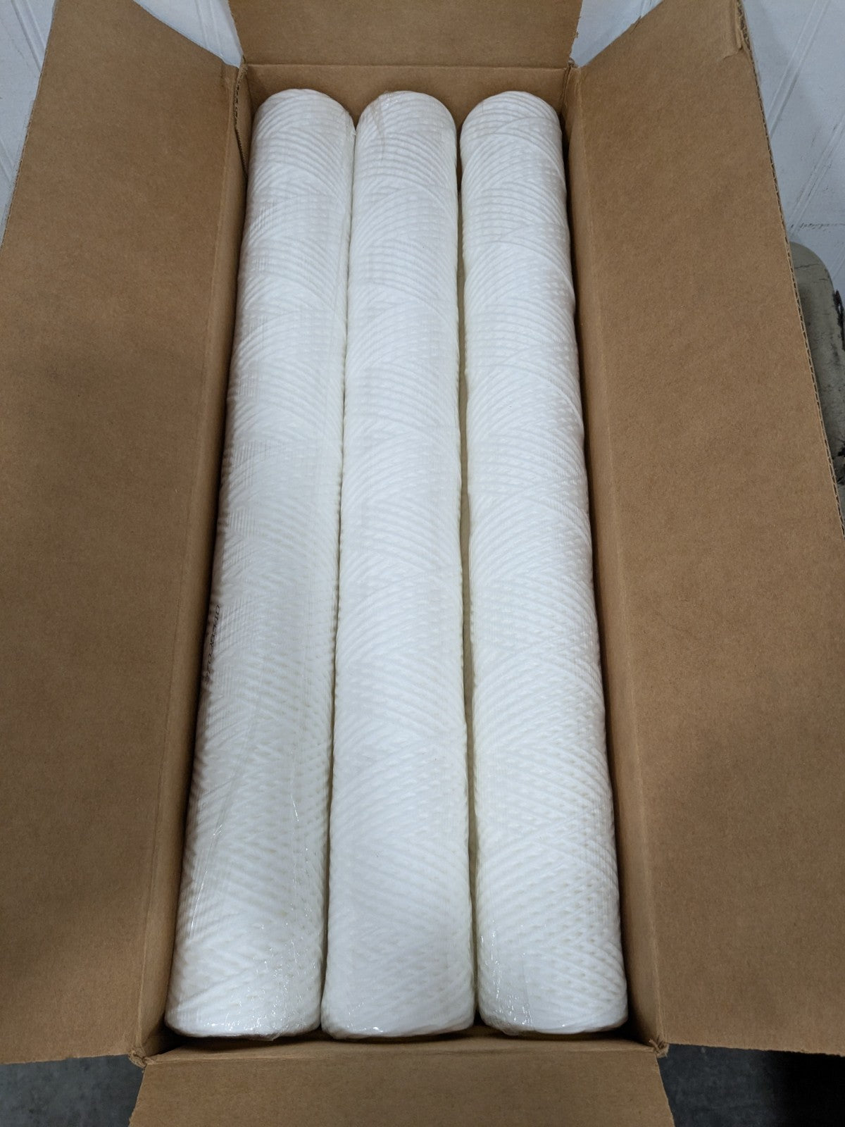PARKER Filter Cartridge, 20 micron, 2-1/2" OD, 20" Long, Box of 6 T15R
