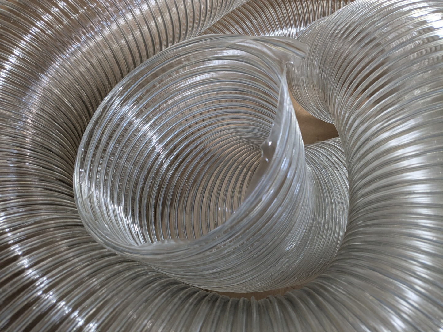 Hi-Tech Duravent CVD Clear PVC Blower Duct Hose 25 Ft. x 8 In. 202108002025