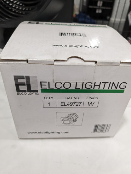 Elco 4" Integrated Downlight 2700K LED Adjustable Trim - White EL49727
