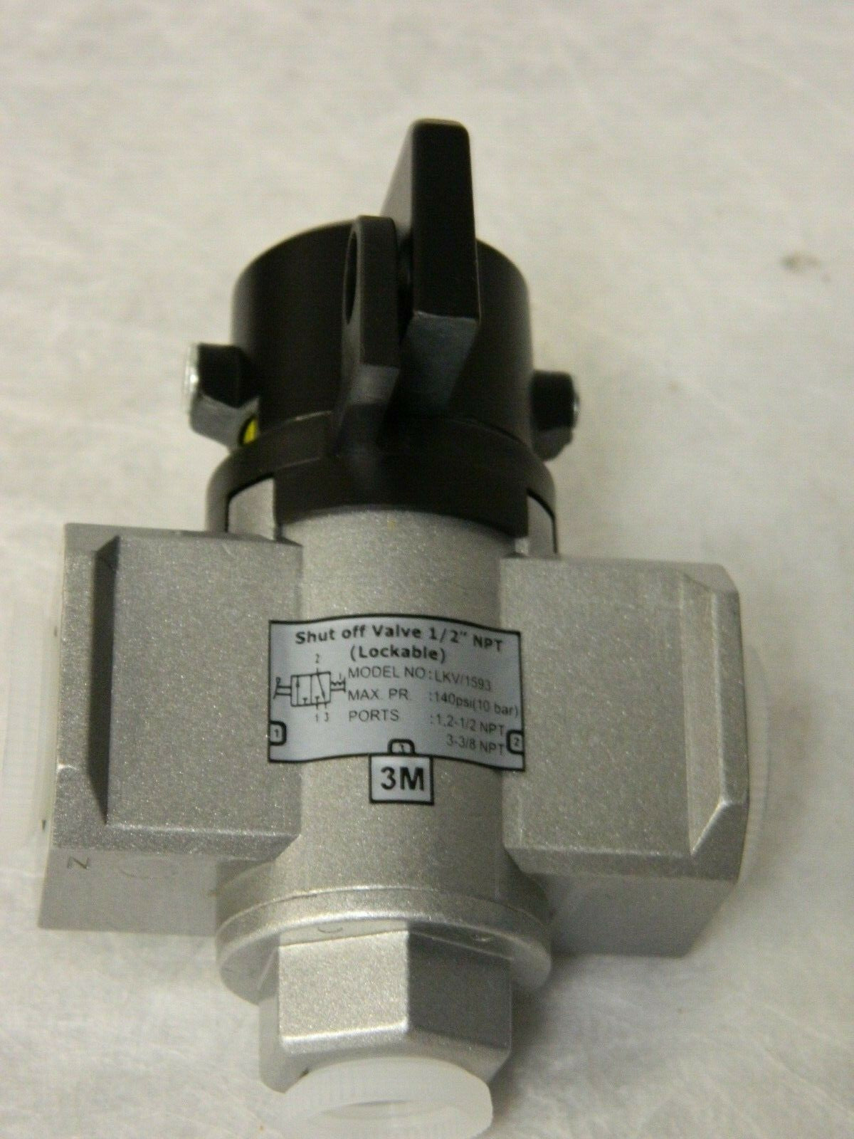 Jupiter pneumatic Aluminum FRL Safety Lockout Valve & Spacer Block Kit 42133074