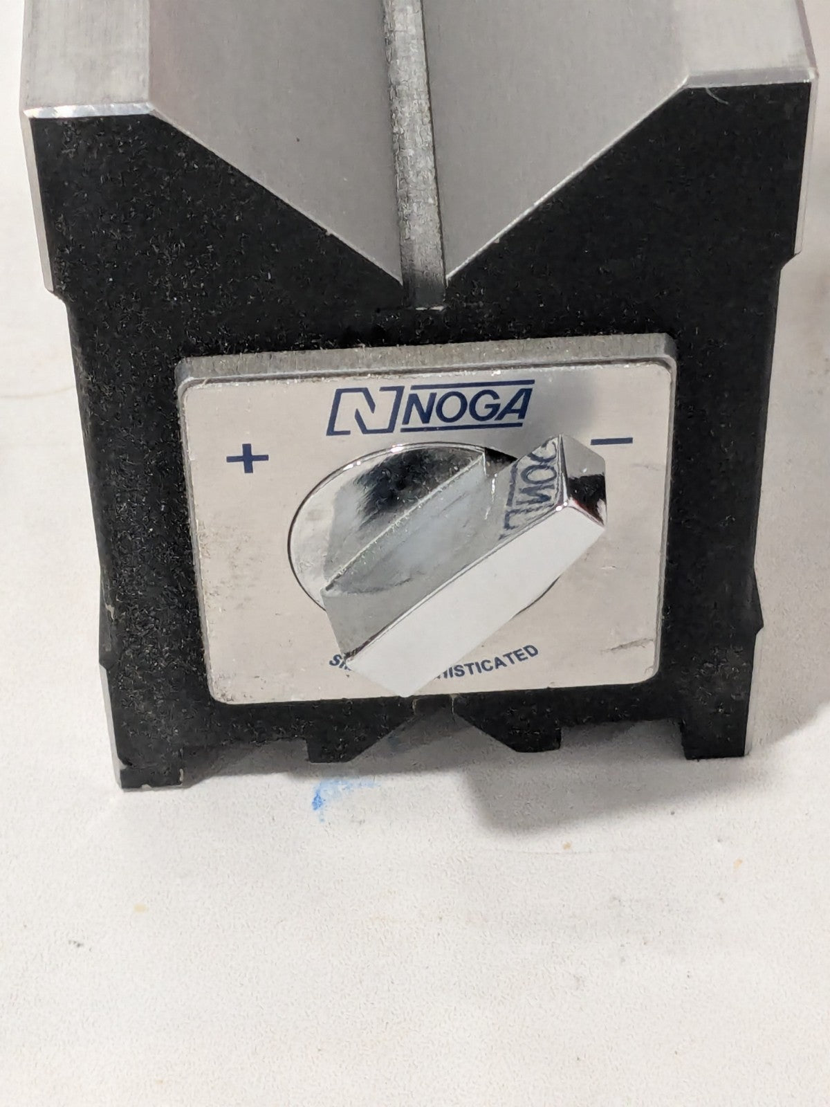 Noga V-Block: 65.00 mm Max Capacity, 90 deg V Angle BASE ONLY VB1200
