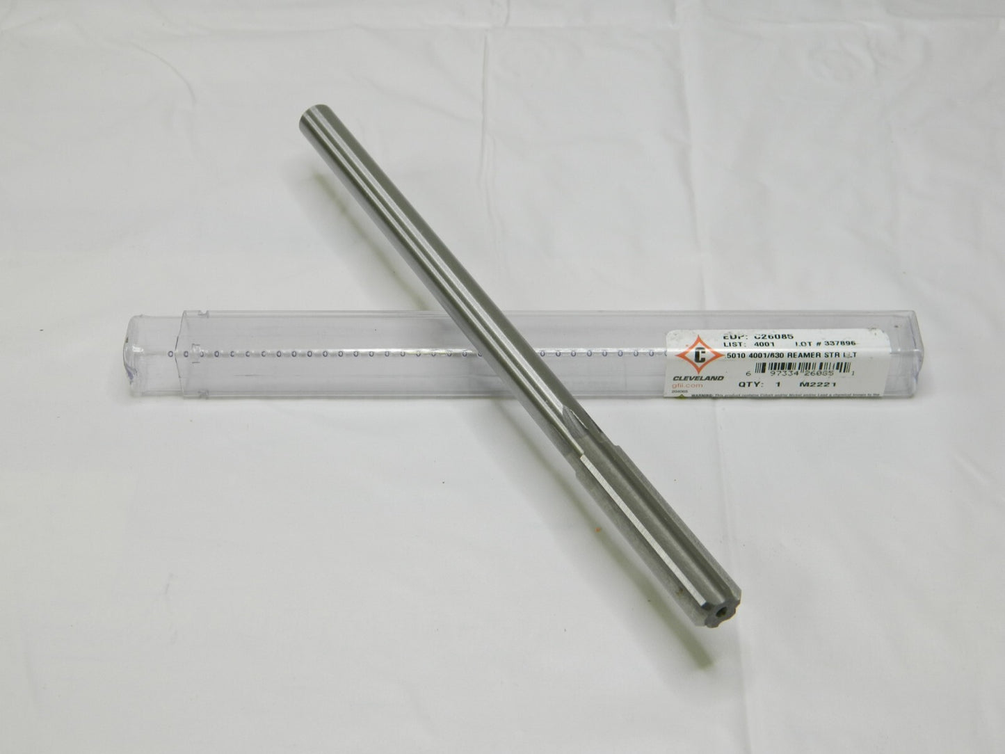 CLEVELAND HSS Chucking Reamer 0.501 Dia, 8 OAL 2" FL Length C26085