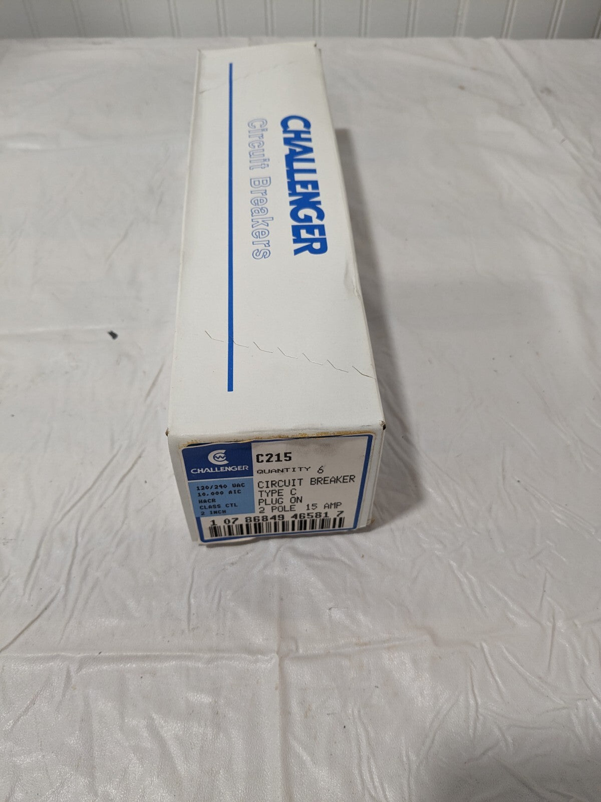 Box of (6) Brand New Challenger 15-Amp 2-Pole Circuit Breaker C215