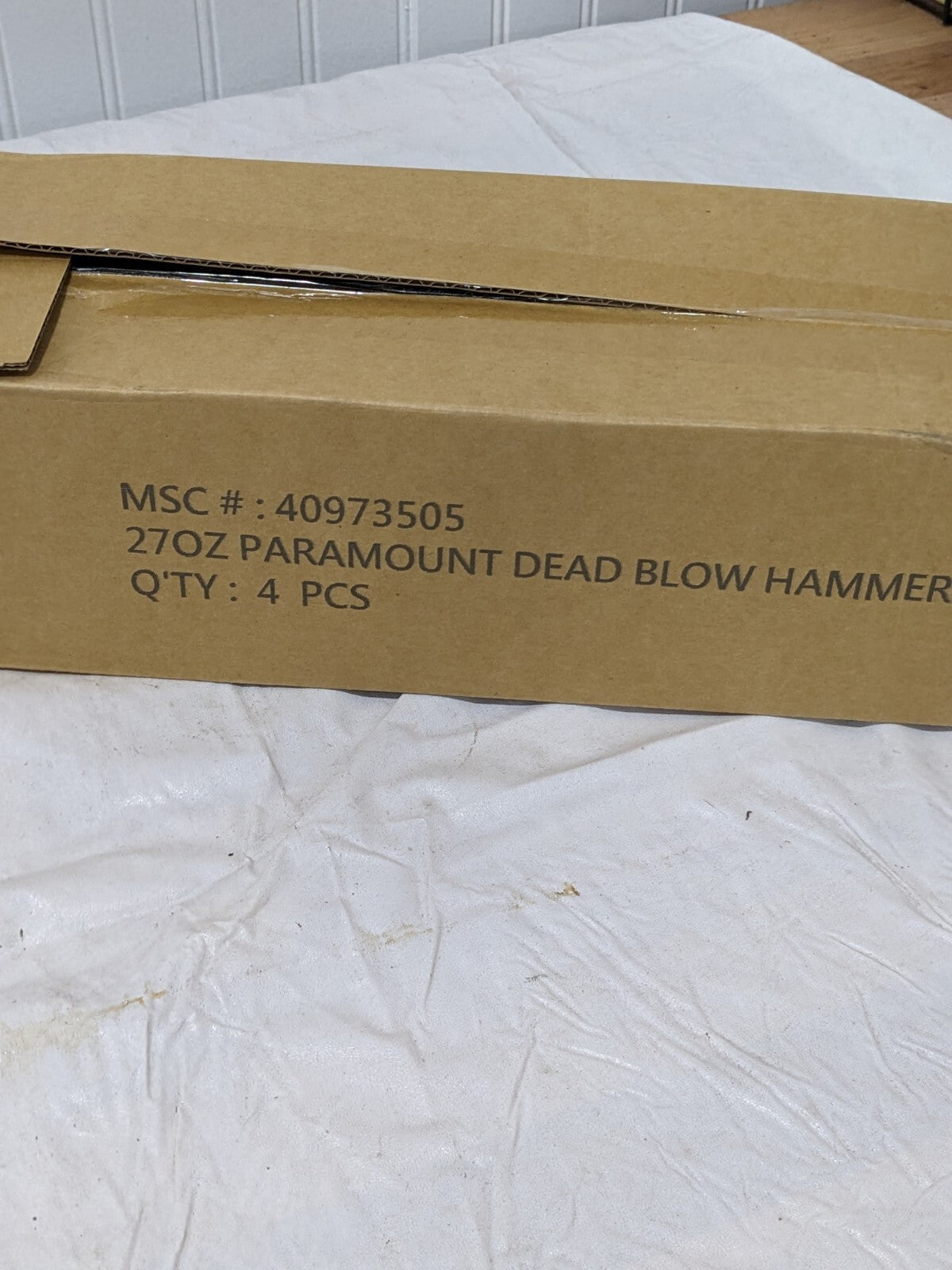 Paramount Rubber Dead Blow Hammer, 27 oz Head Qty 4 PAR-LST220766
