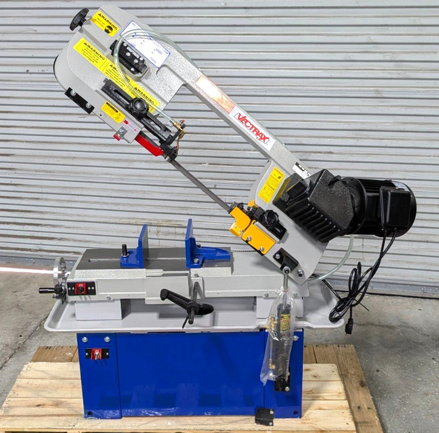 VECTRAX 9X16 Horizontal Bandsaw  Geared Head  220V  1HP  New / Ope