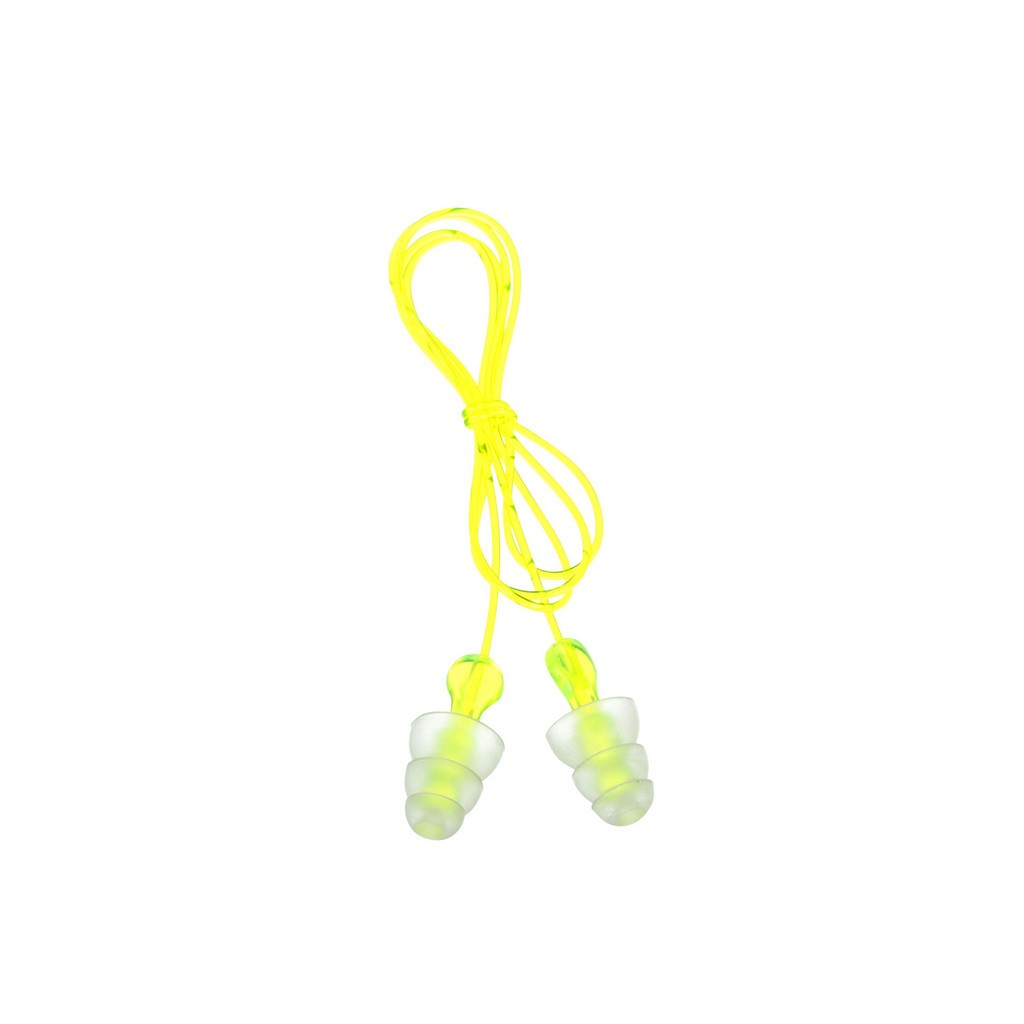 3M Earplugs: 26.00 dB, Foam, Flanged, Roll Down, Corded Qty 100 7000127187
