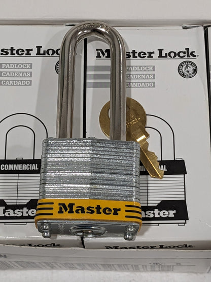 Master Lock Safety Padlock 2" Clearance Keyed Different Qty 6 3LHYLW