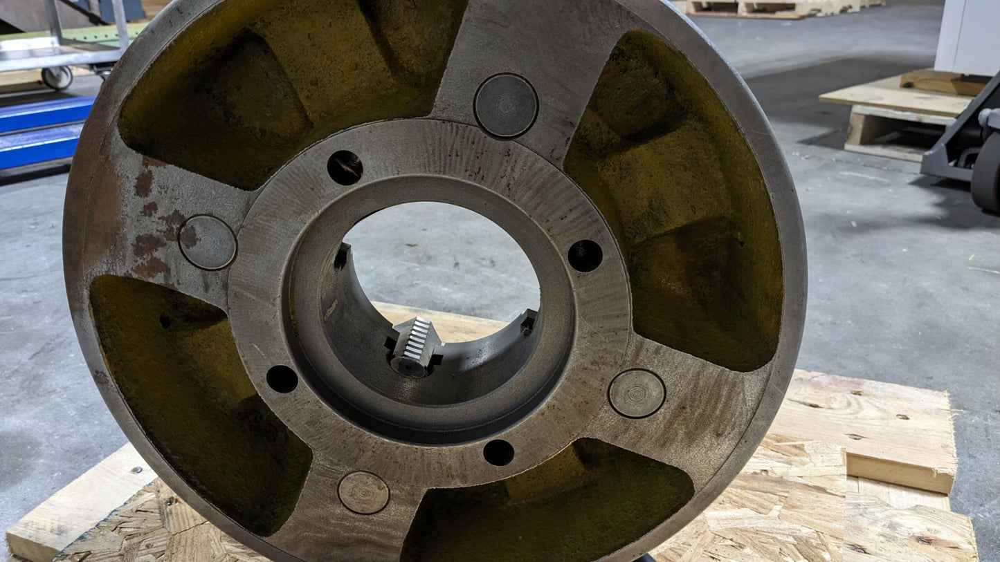 Manual Lathe Chuck 4-Jaw Independent 16" Diameter D1-8 Direct Mount