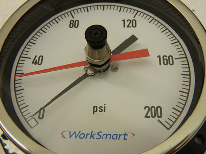 WorkSmart Pressure gauge 200psi WS-PE-307