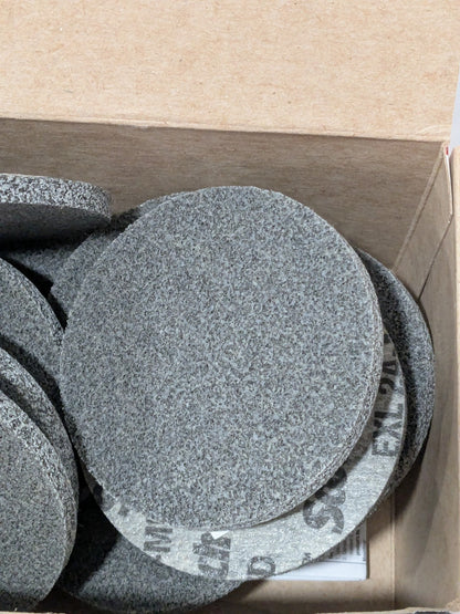3M Deburring Wheel: 3" Dia, Density 2, Aluminum Oxide Box of 10 7100000858