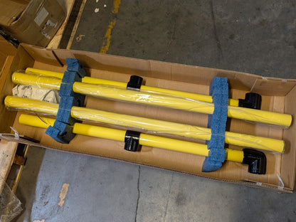 Hollaender Safety Rail 4 Ft. Straight Section Kit 42 In. Height 50221