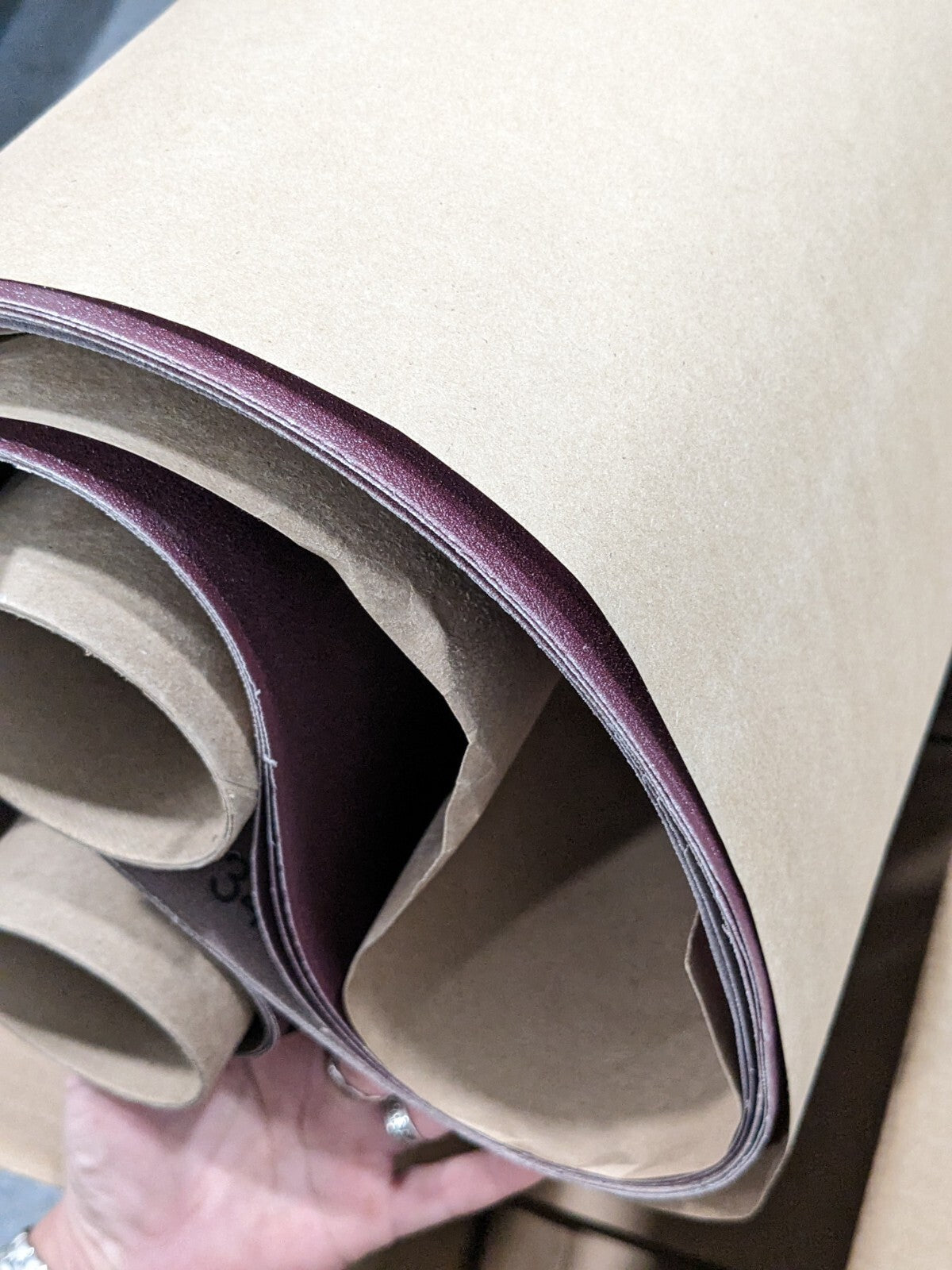 LOT of 3 3M Cloth Belts 340D SINGLEFLEX FILM-LOK P120 52" x 75"  7010326394