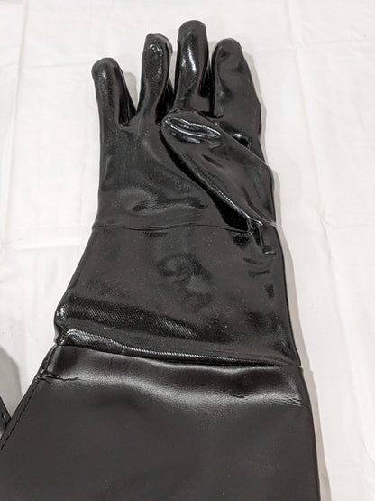Cotton Lined Neoprene Sandblasting Gloves, 24" Overall Length Sz L 6024/10E
