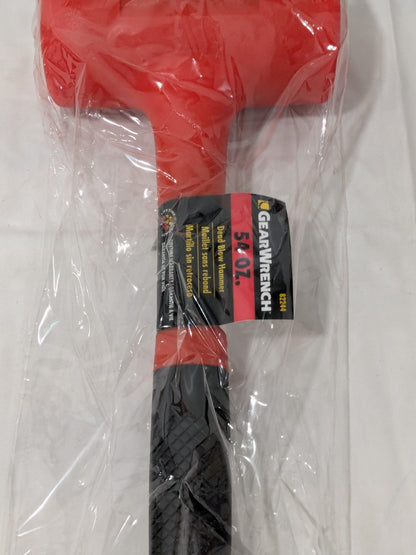 Gearwrench Dead Blow Hammer: 54 oz, 2-1/2" Face Dia, Polyurethane Head 82244
