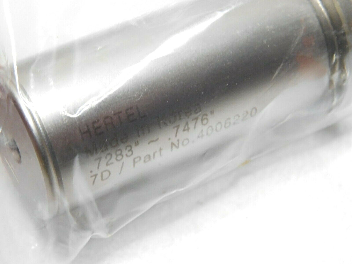 Hertel Replaceable-Tip Drill 1" Shank Diam 0.7283" - 0.7476" 7xD 4006220