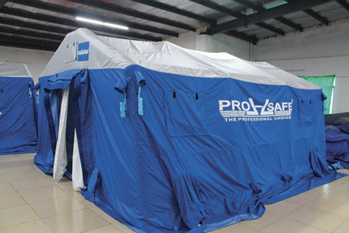 Pro Safe Inflatable Decontamination Shower PVC 2-Lanes 16 Ft x 13 Ft x 8 Ft