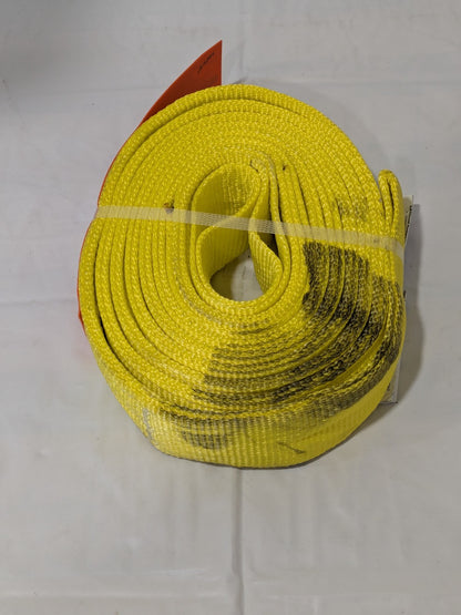 Lift-All Flat Eye & Eye, Type 3 Web Sling: 12' Long, 2" Wide EE2802NFX12