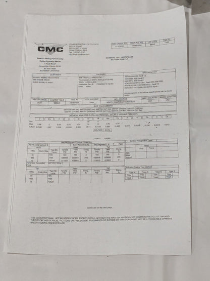 Trinity Metal Shim Stock: Roll, 0.0150" Thick, 50" Long, 12" Wide M-SW-15