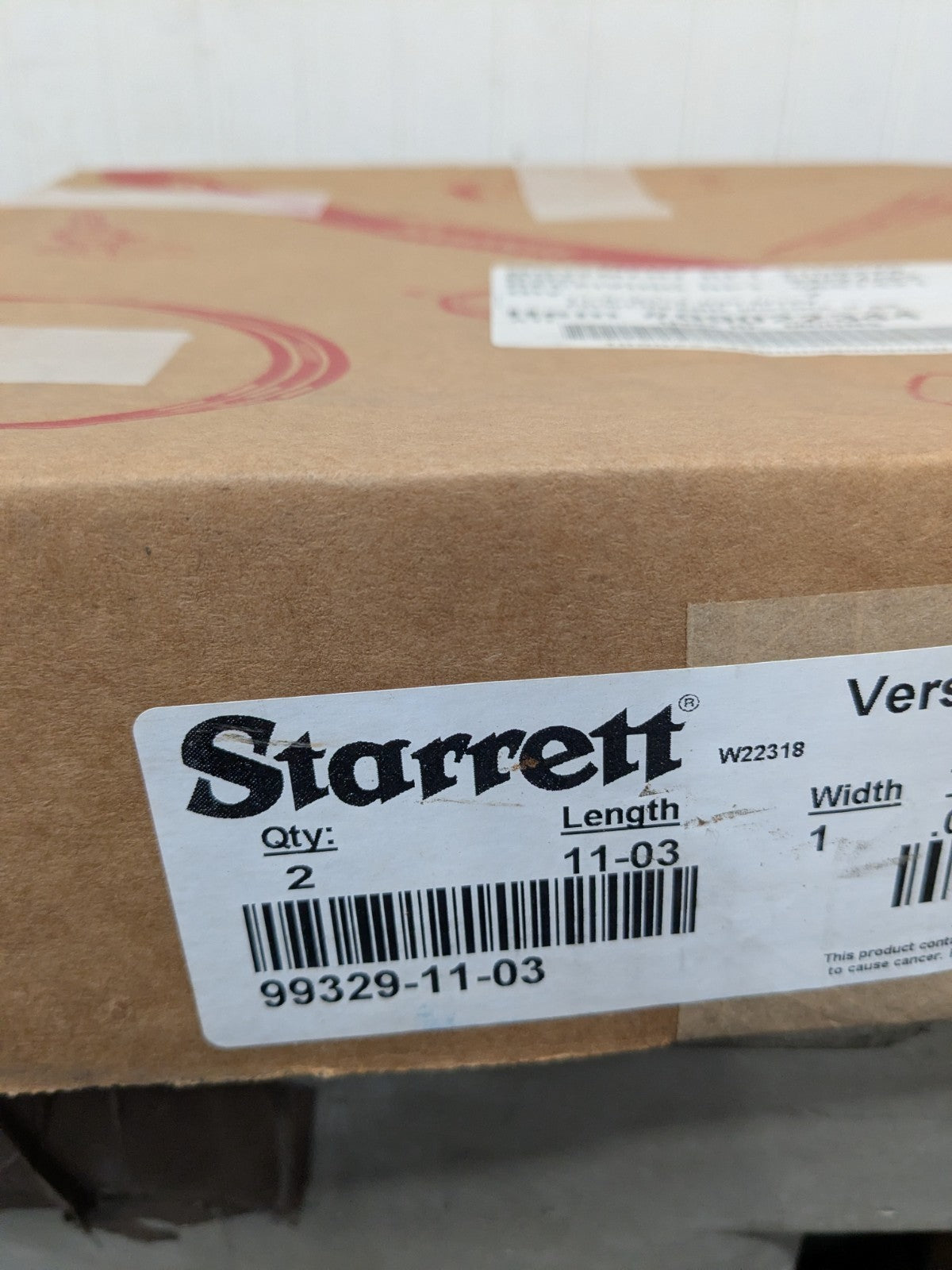 Starrett Bandsaw Blade 1" Width x.035" Thick - Bi-Metal Box of 2 99329