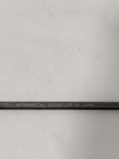 Kennametal Indexable Boring Bar: E03HSCLDR12A, 5.54 mm Min Bore 1270941