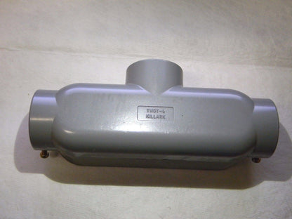 Hubbell Killark 2" Trade T Set Screw Form EMT Aluminum Conduit Body TWOT-6