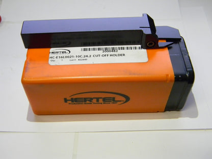 Hertel 21mm Indexable Cutoff Toolholder HC-E16L0021-10C.24.2  2000482