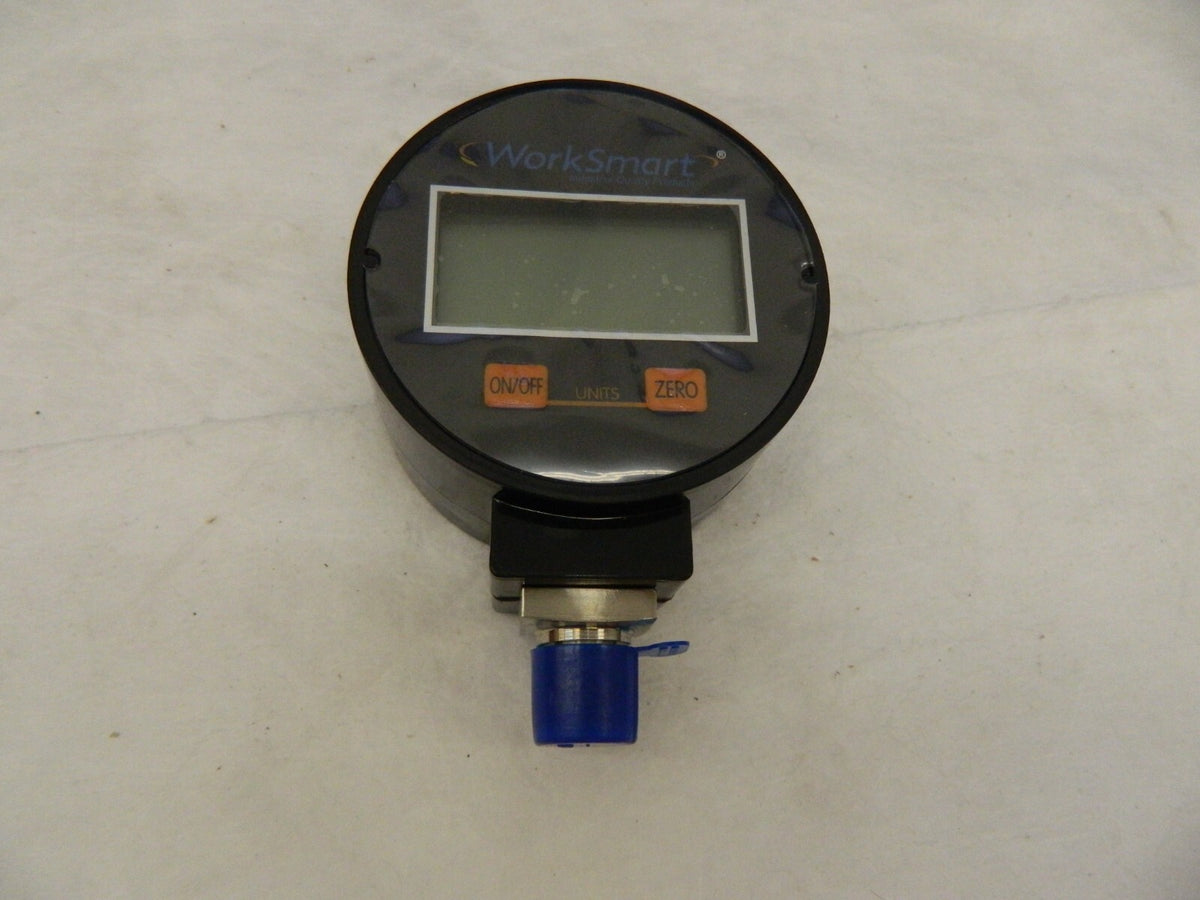 WORKSMART Pressure Gauge 2 1/2" Dial 15 psi 1/4"Thread NPT Lower Mount 59274597