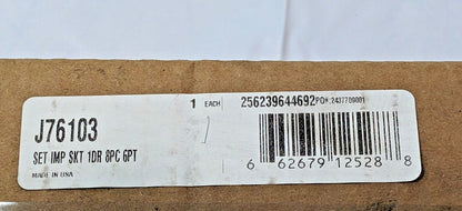 Proto 7 Pcs Impact Socket Set 1" Drive 6PT 1-1/16" to 2-3/16" J76103 INCOMPLETE