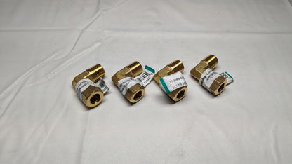 ANDERSON METALS Male Elbow 3/8" x 1/4" Tube MNPT / Comp  *4 PACK*  750069-0604