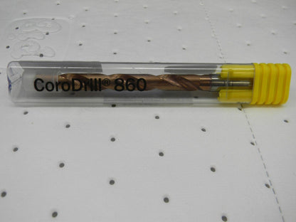 SANDVIK COROMANT Solid Carbide Jobber Length Drill Bit 0.578" Dia, 144 °6040573