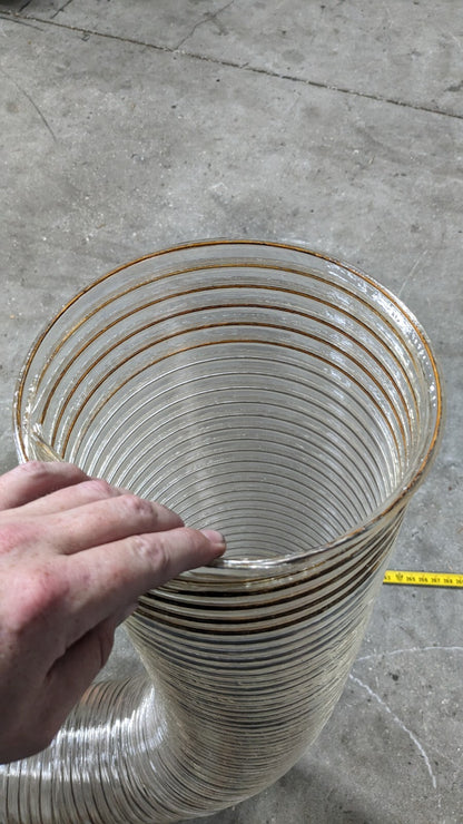 HI-TECH DURAVENT Blower Duct Hose PVC 8" ID 7 psi 25' -20 to 180°