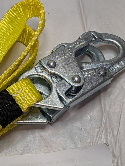 MILLER 6' Long, 310Lb Cap. Harness Positioning/Restraint Lanyard 210WLS-Z7/