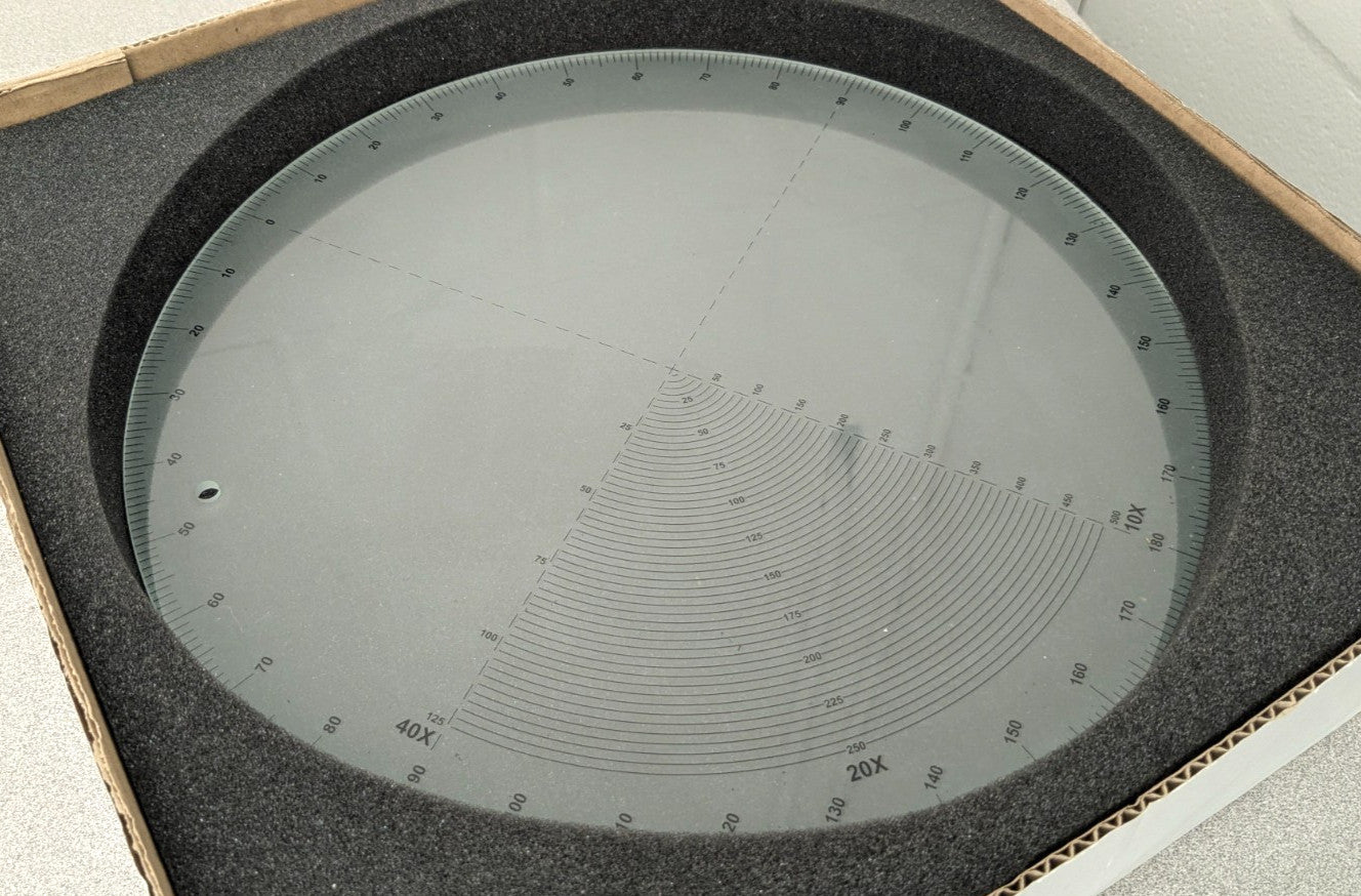 CMI 12" Comparator Screen 1 Degree Graduation  CMI0098