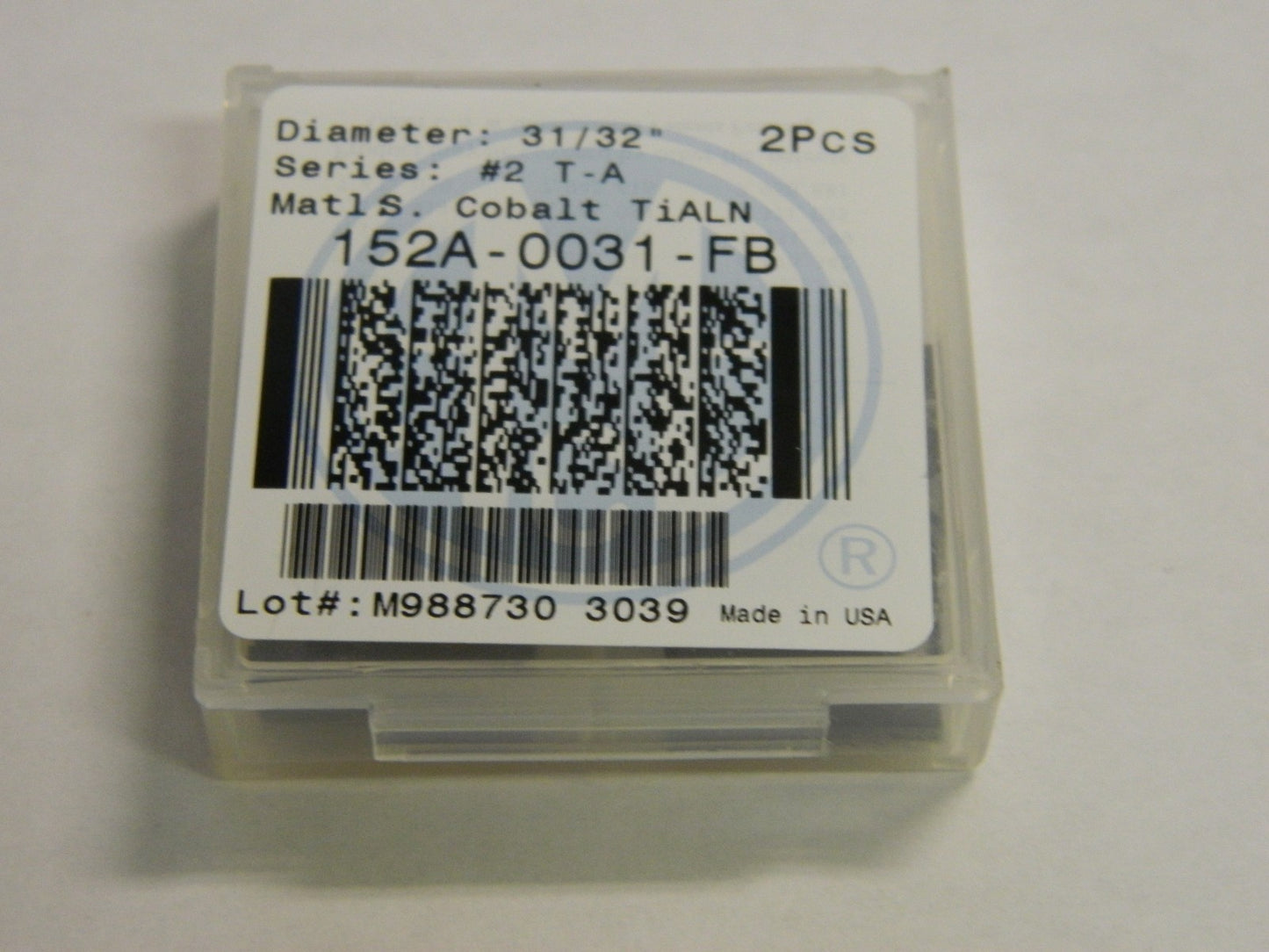 Allied Machine & Engineering Drill Insert 31/32" TIALN Qty. 2 152A-0031-FB