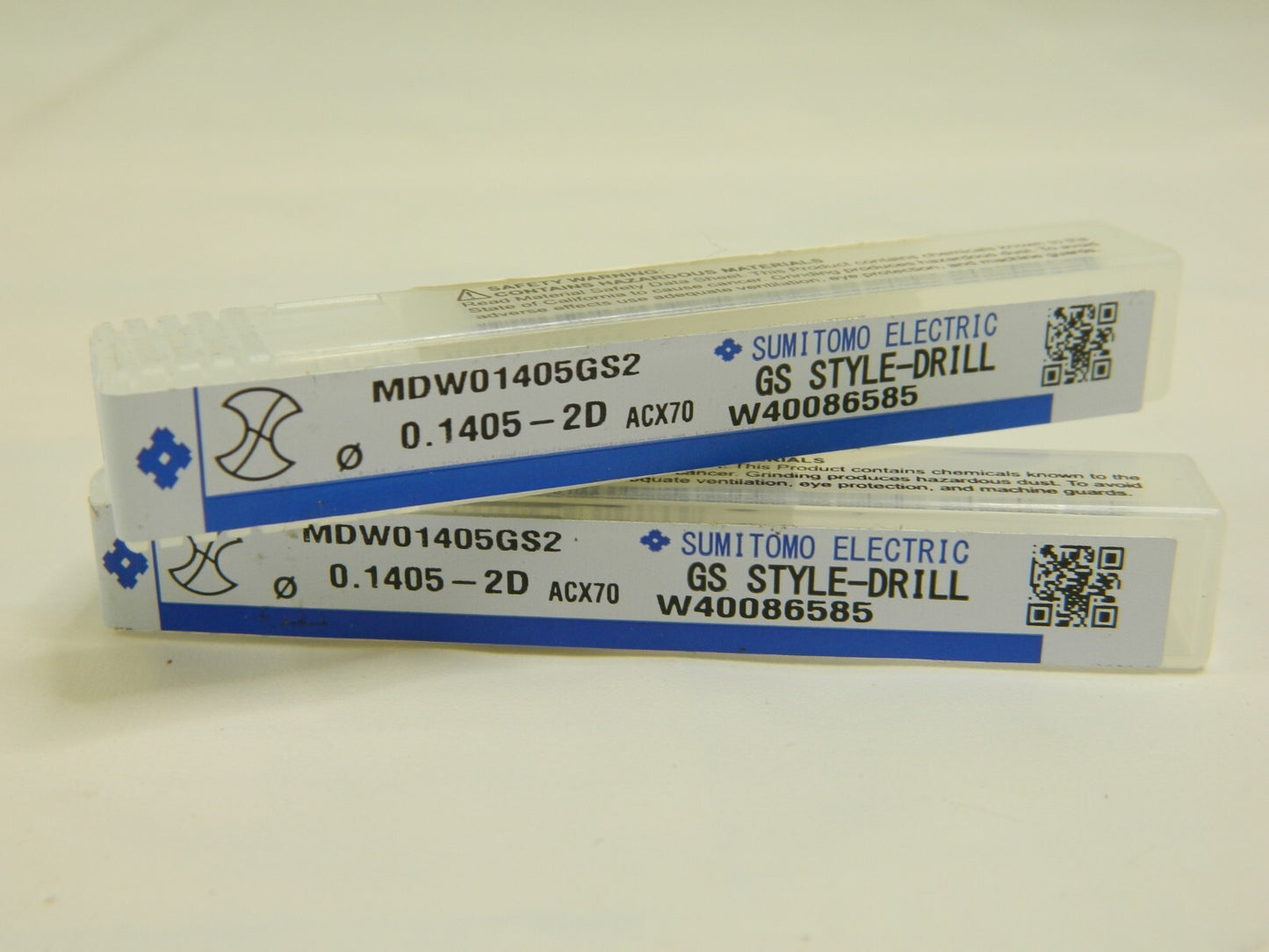SUMITOMO 3.57mm 135° Solid Carbide Screw Machine Drill Bit Qty 2 53969523
