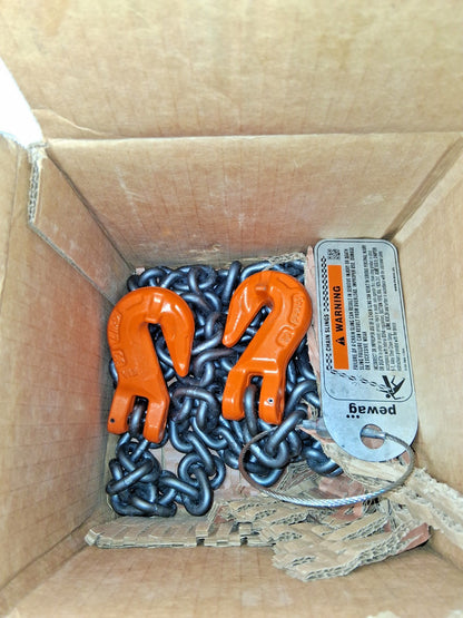Pewag Chain Sling Grab Hook & SingleLeg 10' L 4300 Lb Vertical Capacity 03759040