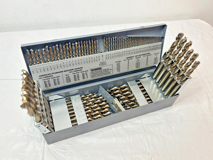Precision 114 Piece Jobber Drill Bit Set HSSE Bronze C114COMBCSET 5995600