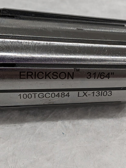 Erickson Coolant Single Angle Collet: TG/PG 100, 0.4844" 1080508