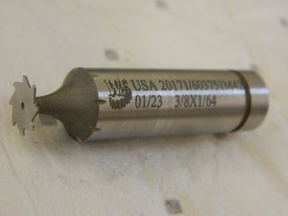 WHITNEY TOOL CO. Dovetail Cutter: 60 °, 1" Cut Dia 7/16" Cut Width Cobalt 20271